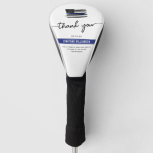 Kundenspezifische Dankeschön an den Polizeibeamten Golf Headcover