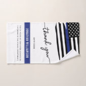 Kundenspezifische Dankeschön an den Polizeibeamten Handtuch (Handtuch)