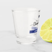 Kundenspezifische Dankeschön an den Polizeibeamten Schnapsglas (Links)