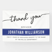 Kundenspezifische Dankeschön an Polizeibeamte Einl Banner (Horizontal)