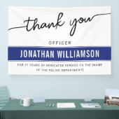 Kundenspezifische Dankeschön an Polizeibeamte Einl Banner (Messe)