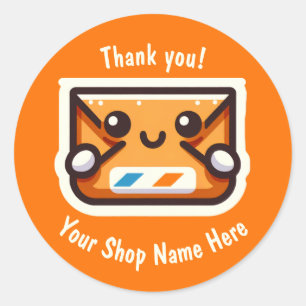 Kundenspezifische Dankeschön für Aufkleber für kle