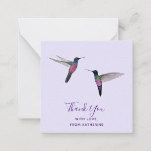 Kundenspezifische Dankeschön Hummingbird Note Card Mitteilungskarte