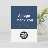 Kundenspezifische Dankeschön-Karte Einladung (Stehend Vorderseite)