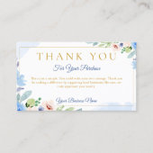 Kundenspezifische Dankeschön-Karten für Unternehme Visitenkarte (Vorderseite)