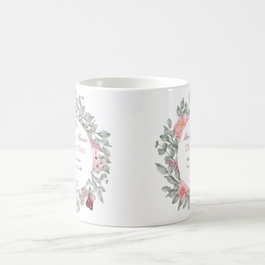 Kundenspezifische Dankeschön-Tasse Kaffeetasse (Mittel)