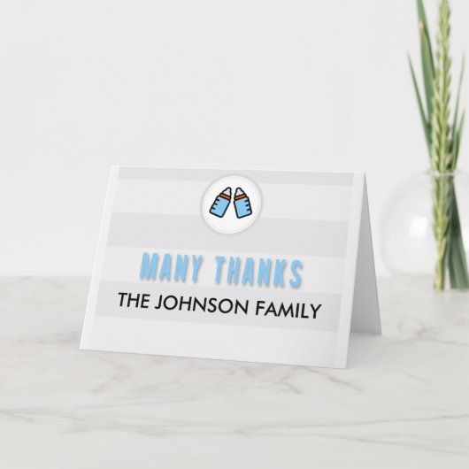 Kundenspezifische Danksagkarte Dankeskarte (Vorderseite)