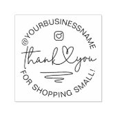 Kundenspezifische Danksagung für Business Packagin Permastempel (Design)