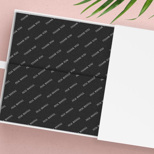 Kundenspezifische Danksagung Seidenpapier