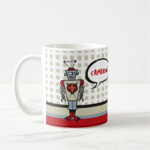 Kundenspezifische das Geschenk-Tasse Cartoon-roter Kaffeetasse