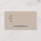 Kundenspezifische Designer-Visitenkarte des Visitenkarte (Rückseite)