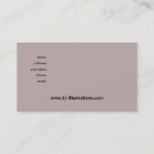 Kundenspezifische Designer-Visitenkarte des Visitenkarte (Rückseite)