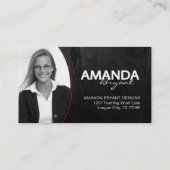 Kundenspezifische Designer-Visitenkarte Visitenkarte (Rückseite)