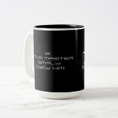 Kundenspezifische DJ-Tasse Zweifarbige Tasse (Vorderseite Links)