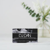 Kundenspezifische DJ-Visitenkarten Visitenkarte (Stehend Vorderseite)