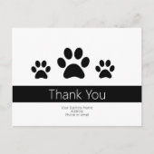 Kundenspezifische Dog-Haustiere Sitting Business V Postkarte (Vorderseite)