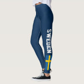 Kundenspezifische dunkle Leggings der schwedischen (Links)