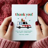 Kundenspezifische E-Mail-Briefträger Dankeschön Ka Dankeskarte