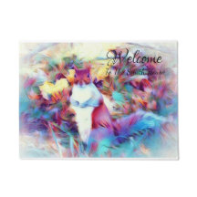 Kundenspezifische Eichhörnchenfußmatte