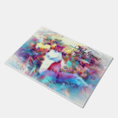 Kundenspezifische Eichhörnchenfußmatte Fußmatte (Schrägansicht)