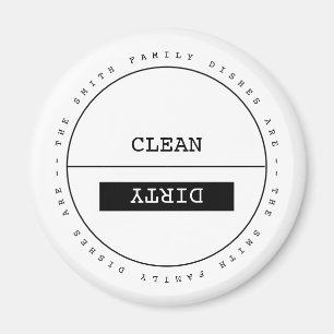 Kundenspezifische einfache saubere schmutzige magnet