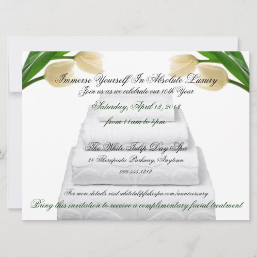 Kundenspezifische Einladung (Vorderseite)