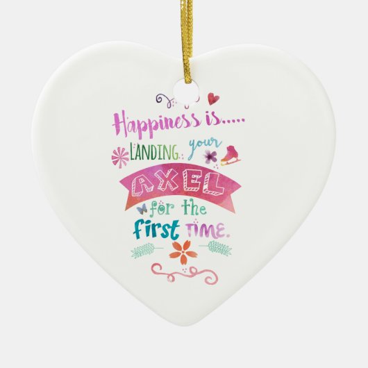 Kundenspezifische Eis-Zahl Keramikornament (Vorne)