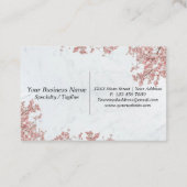 Kundenspezifische elegante moderne visitenkarte (Rückseite)