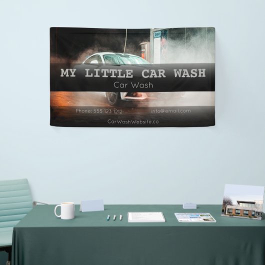 Kundenspezifische Entsorgung von Autos Banner (Messeveranstaltung)