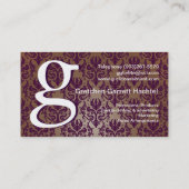 Kundenspezifische Ereignis-Visitenkarte Visitenkarte (Rückseite)