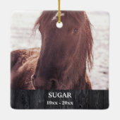 Kundenspezifische Erinnerung, Ihr Gedenkangebot fü Keramikornament (Rückseite)