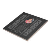 Kundenspezifische Erinnerungsandenken Fliese (Seite)