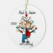 Kundenspezifische erwartungsvolle keramikornament (Links)