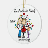 Kundenspezifische erwartungsvolle Paare mit Keramikornament (Links)