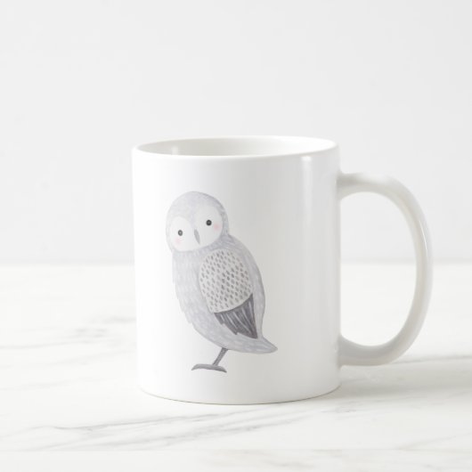 Kundenspezifische Eulen-Tassen-personalisierte Kaffeetasse (Rechts)