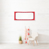 Kundenspezifische FAHNE DIY Schablone addieren Banner (Insitu)