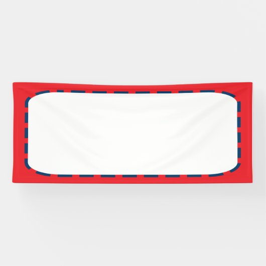 Kundenspezifische FAHNE DIY Schablone addieren Banner (Horizontal)