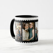 Kundenspezifische Familien-Foto-Tasse des Tasse (Vorderseite Links)