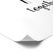 Kundenspezifische Familienposter Poster (Ecke)