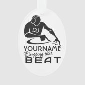 Kundenspezifische Farb- u. Monogrammverzierung DJ Ornament (Vorderseite)