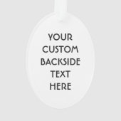 Kundenspezifische Farb- u. Monogrammverzierung DJ Ornament (Rückseite)