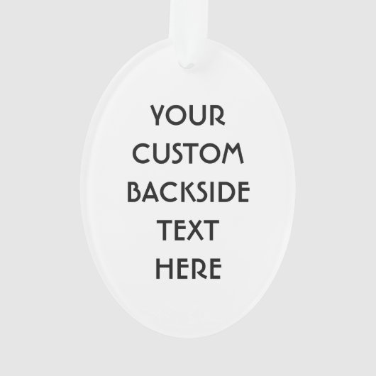 Kundenspezifische Farb- u. Monogrammverzierung DJ Ornament (Rückseite)