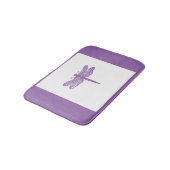 Kundenspezifische Farbbad-Matte Badematte (Schrägansicht)