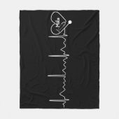 Kundenspezifische Farbe Arzt-Krankenschwester Fleecedecke (Vorderseite)