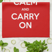 Kundenspezifische Farbe behalten Ruhe und machen Geschirrtuch (Gefaltet)