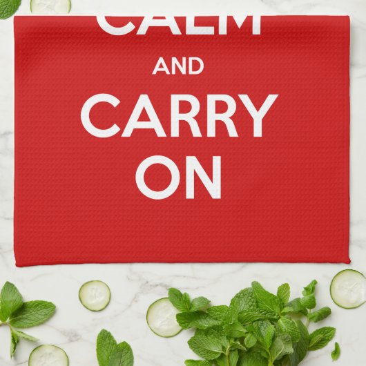 Kundenspezifische Farbe behalten Ruhe und machen Geschirrtuch (Gefaltet)