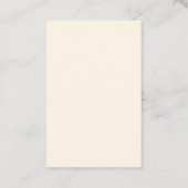 Kundenspezifische Farbe der Elegan Visitenkarte (Rückseite)