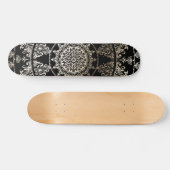 Kundenspezifische Farbe der Goldfolien-Mandala-| Skateboard (Horizontal)