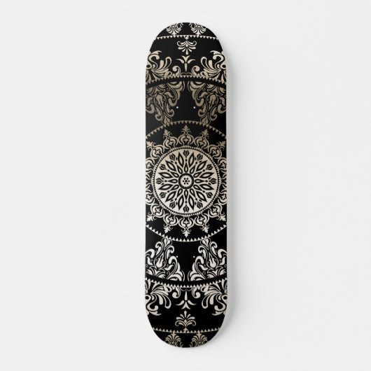 Kundenspezifische Farbe der Goldfolien-Mandala-| Skateboard (Vorne)