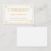 Kundenspezifische Farbe der Vintage Visitenkarte (Vorne/Hinten)